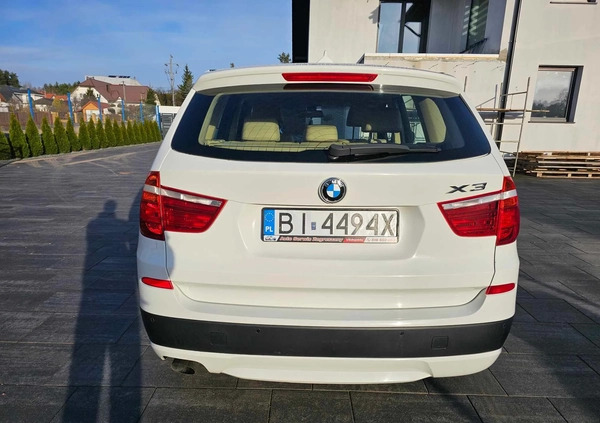 BMW X3 cena 55900 przebieg: 254930, rok produkcji 2013 z Ciechocinek małe 79